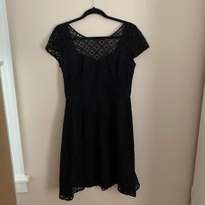 White House Black Market Black Lace Dress